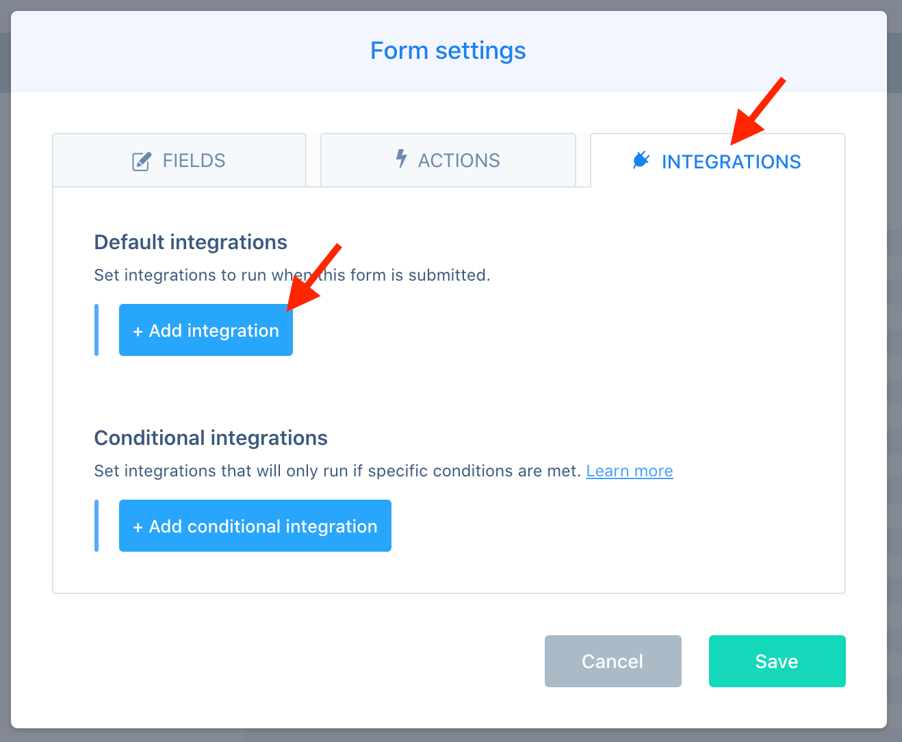 convertbox integration screen