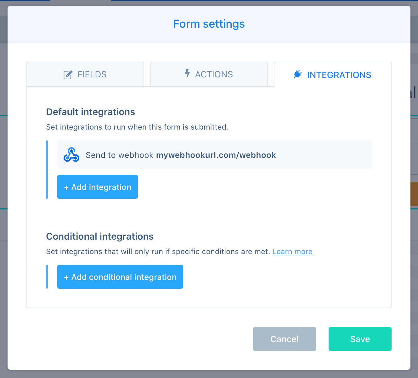 convertbox webhooks integration