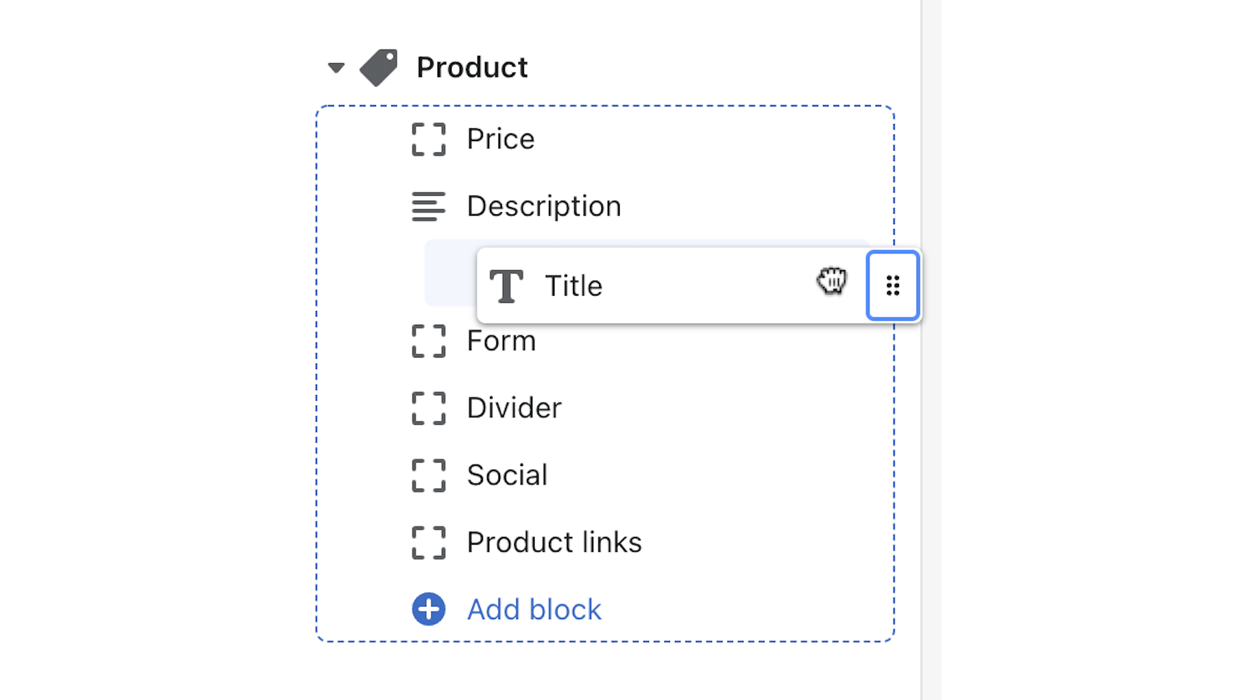 adjust page blocks