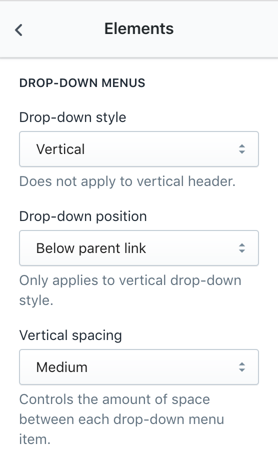 flex-elements-drop-down-menus